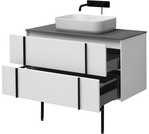 Тумба под раковину Allen Brau Reality 100 1.32007.WM белый матовый