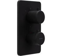 Смеситель для ванны Allen Brau Priority 5.31314-31 (с внутренней частью, 3 выхода) черный матовый