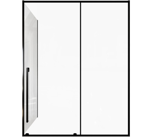 Душевой уголок Allen Brau Fantasy 160x100 3.11010.31 + 3.11014.31 черный матовый