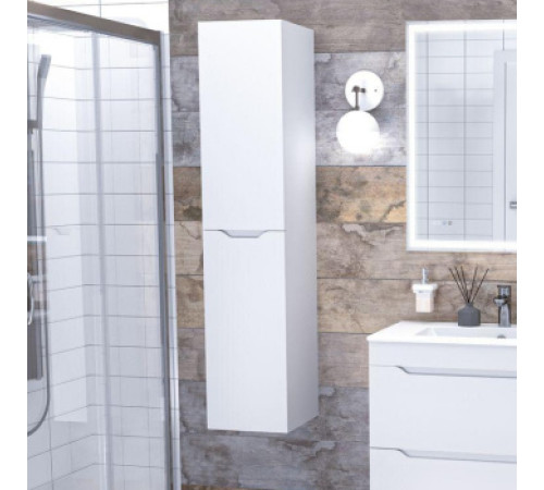 Пенал Aquanet Практика 30 белый матовый