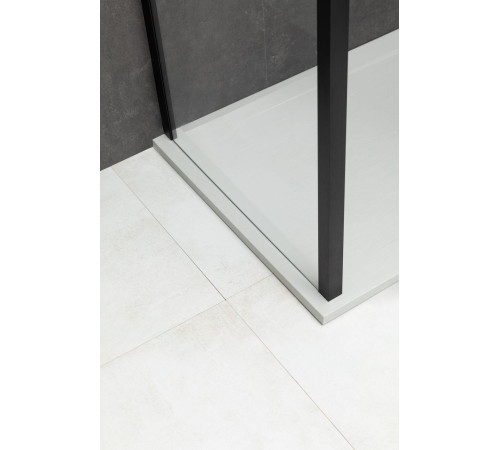 Душевой уголок Allen Brau Priority 140x80 3.31012.BBA + 3.31015.BBA черный браш