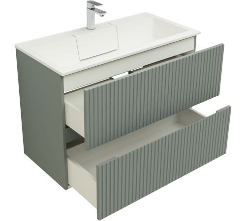 Тумба под раковину Aquanet Джейн 90 мисти грин
