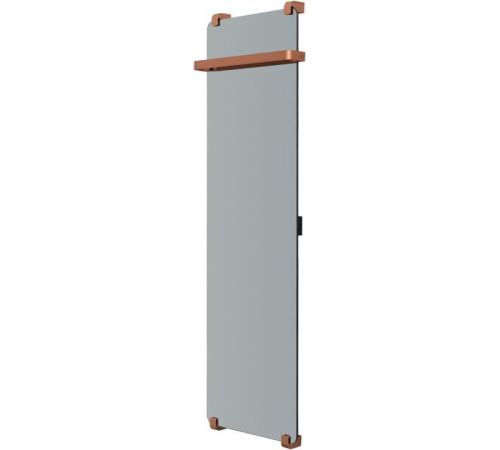 Полотенцесушитель электрический Allen Brau Infinity 140x44 с рейлингом и креплением, медь браш