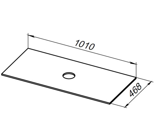 Столешница Allen Brau Fantasy 100 1.11010.B бежевый