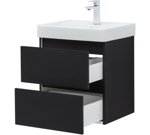 Тумба под раковину Aquanet Вега 2.0 50 черный