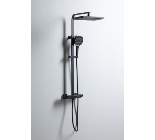 Душевая стойка Allen Brau Infinity 5.21030-31 черный матовый