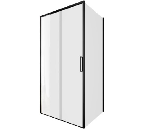 Душевой уголок Aquanet Pleasure Evo 100x90 AE65-100x90-BT профиль черный, прозрачное стекло