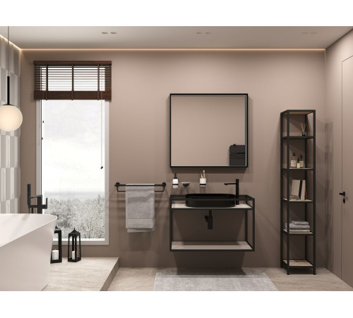 Консоль под раковину Allen Brau Liberty 90 1.33003.BB черный браш