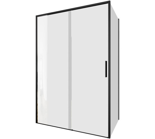 Душевой уголок Aquanet Pleasure Evo 130x90 AE65-130x90-BT профиль черный, прозрачное стекло