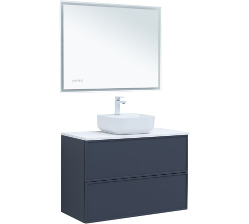 Тумба под раковину Aquanet Арт 100 маренго