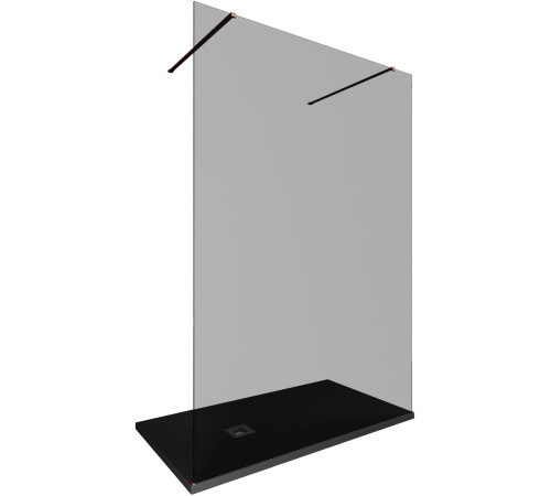 Душевая перегородка Allen Brau Infinity 2 140 3.21054.60.T медь браш