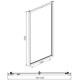 Душевая дверь Aquanet Alfa NAA6422 100, прозрачное стекло