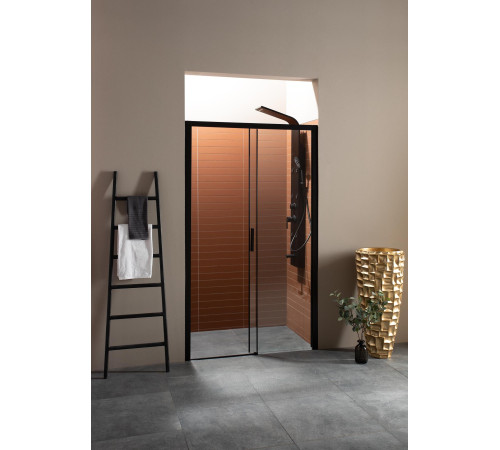 Душевая дверь Aquanet Pleasure AE60-N-150H200U-BT 150, прозрачное стекло