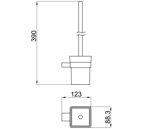 Ершик для унитаза Allen Brau Infinity 6.21008-00 белый/хром