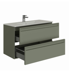 Тумба под раковину Allen Brau Eclipse 80 1.E1002.CGM 2.0 олива матовый