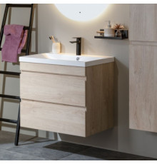 Тумба под раковину Aquanet Нота New 90 дуб светлый