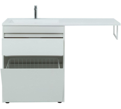 Тумба под раковину Aquanet Токио 68 белый (напольная, 1 ящик)