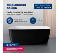 Акриловая ванна Aquanet Family Trend 170x78 90778-MW-MB