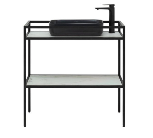 Консоль под раковину Allen Brau Liberty 90 1.33004.BB черный браш