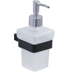 Дозатор для жидкого мыла Allen Brau Infinity 6.21006-31 белый/черный матовый