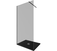 Душевая перегородка Allen Brau Infinity 1 100 3.21016.BBA.T черный браш