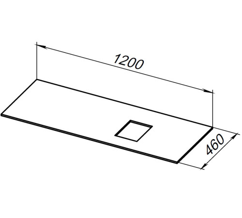 Столешница Allen Brau Infinity 120 1.21014.G R графит