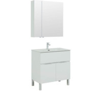 Мебель для ванной Aquanet Алвита New 80 1 ящик, 2 дверцы, белый матовый