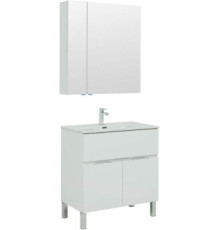 Мебель для ванной Aquanet Алвита New 80 1 ящик, 2 дверцы, белый матовый