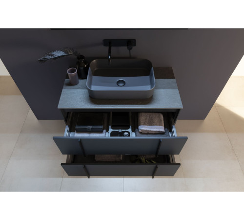 Тумба под раковину Allen Brau Reality 90 1.32006.AM антрацит матовый