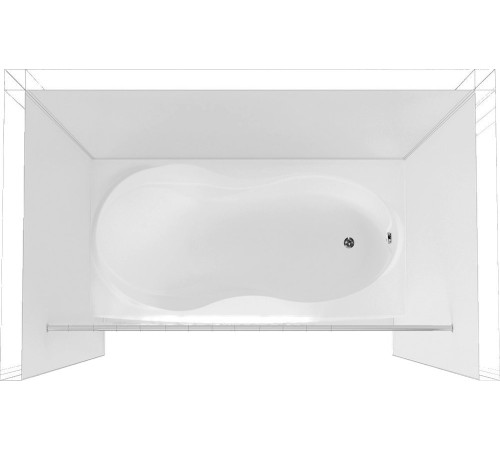 Карниз для ванны Aquanet прямой 170