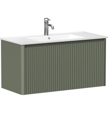 Тумба под раковину Allen Brau Gravity 100 1.370018.CGM олива матовый