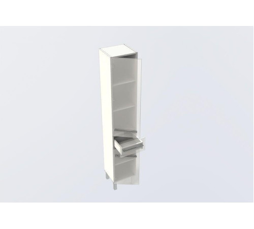 Шкаф-пенал Aquanet Верона 35 L белый