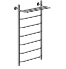 Полотенцесушитель водяной Aquanet Fiona с полкой 1000x500, хром