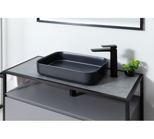 Раковина накладная Allen Brau Fantasy 50 4.11021.31 черный матовый