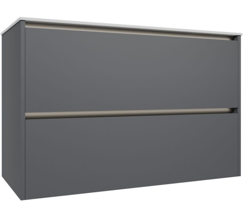 Тумба под раковину Allen Brau Activity 100 1.34014.PGM платина матовый/олива браш