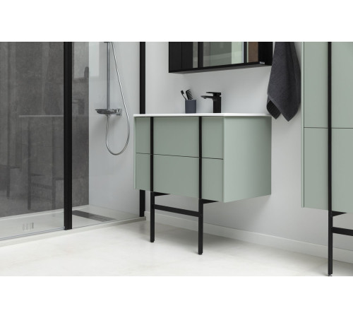 Тумба под раковину Allen Brau Reality 90 1.32006.CGM олива матовый