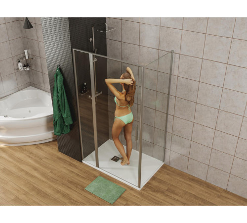 Душевой уголок Allen Brau Priority 90x80 3.31025.00 + 3.31040.00 хром