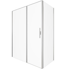 Душевой уголок Allen Brau Priority 160x90 3.31038.BA + 3.31044.BA серебро браш