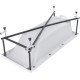 Каркас сварной для акриловой ванны Aquanet Bright 170x75