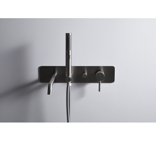 Смеситель для ванны Allen Brau Priority 5.31A06-BN (с внутренней частью) никель браш