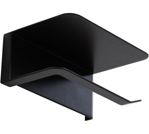 Держатель туалетной бумаги Aquanet Магнум черный матовый