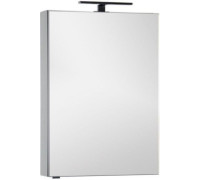 Зеркальный шкаф Aquanet Алвита 60 серый антрацит