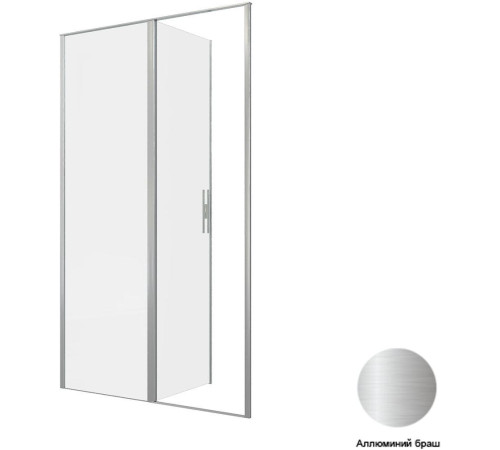 Душевая дверь Allen Brau Priority 120 3.31032.BA серебро браш
