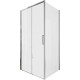 Душевой уголок Aquanet Pleasure Evo 100x80 AE65-100x80-CT профиль хром, прозрачное стекло