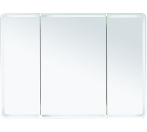 Зеркальный шкаф Aquanet Оптима 110 с LED подсветкой