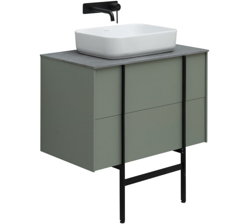 Тумба под раковину Allen Brau Reality 80 1.32005.CGM олива матовый