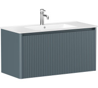 Тумба под раковину Allen Brau Gravity 100 1.370018.BGM синий матовый