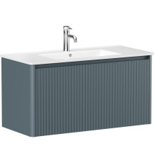 Тумба под раковину Allen Brau Gravity 100 1.370018.BGM синий матовый