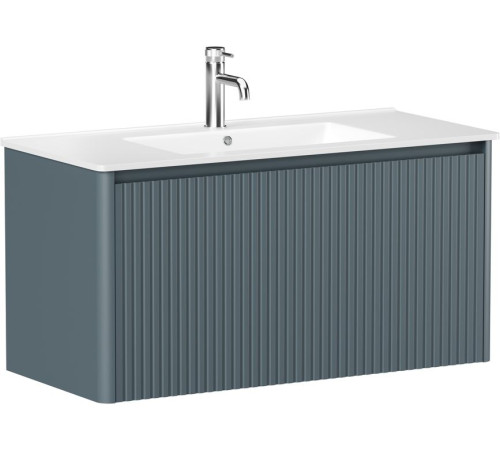 Тумба под раковину Allen Brau Gravity 100 1.370018.BGM синий матовый