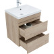 Тумба под раковину Aquanet Нота New 60 дуб светлый